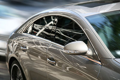 a car driving
