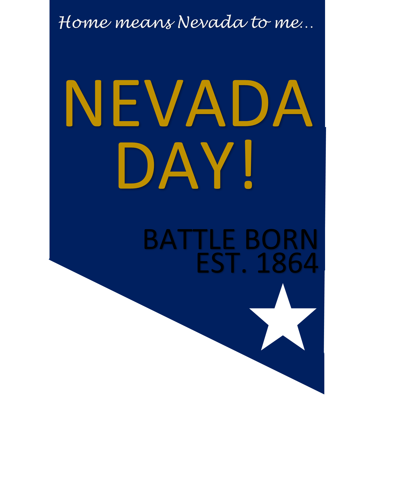 Nevada icon Happy Nevada Day