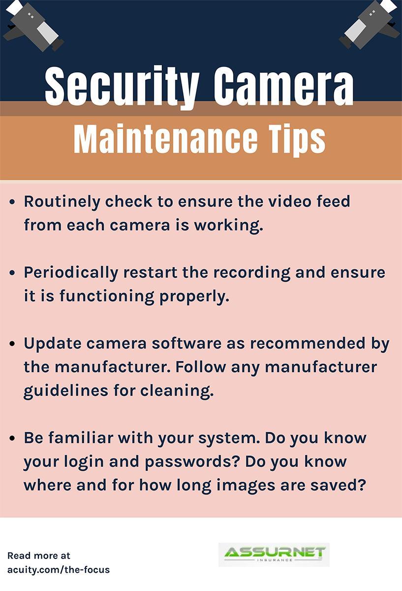 Security Camera Maintenance