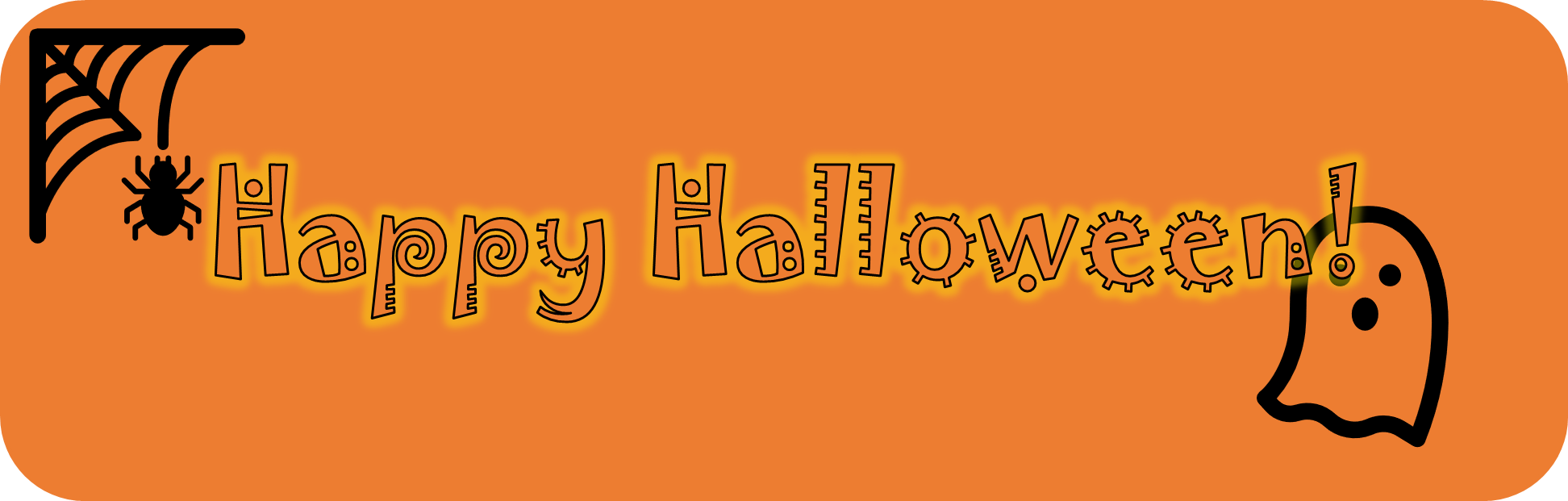 Happy Halloween Word Art